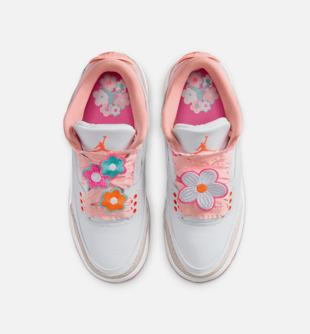 Air Jordan 3 Retro Spring Flowers GS Sneakers