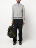 Barbour embroidered-logo high-neck jumper