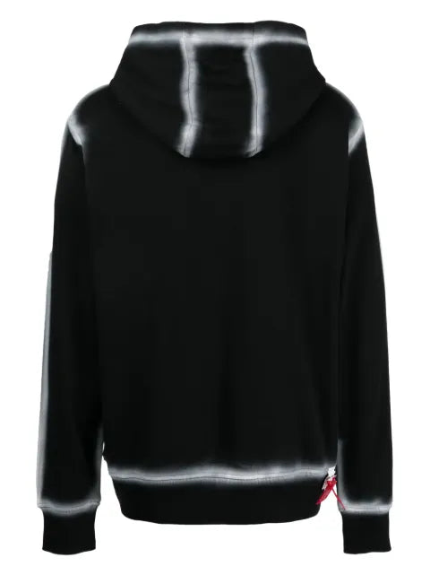 Mostly Heard Rarely Seen 8-Bit Floating Heart graphic-print cotton hoodie