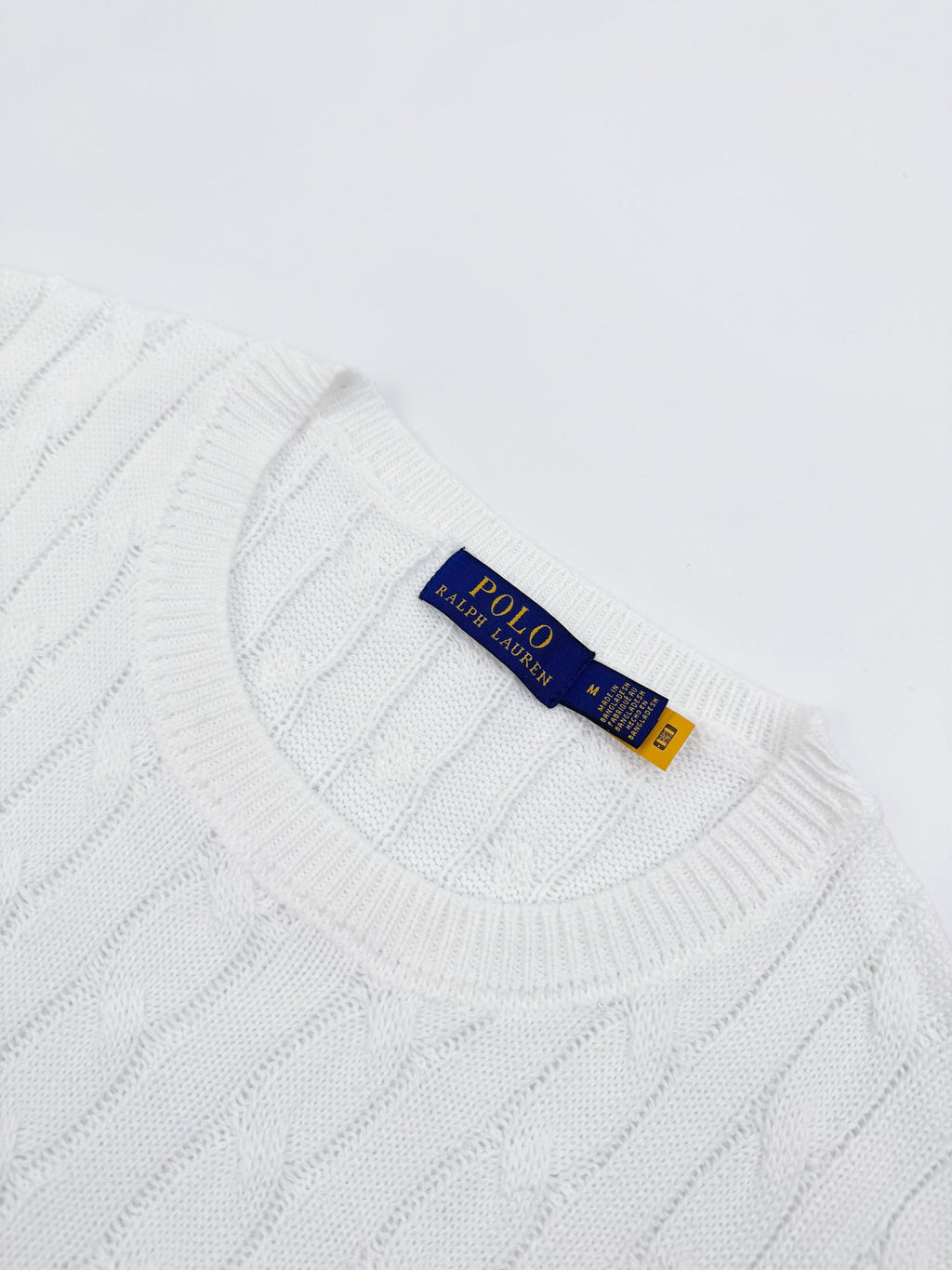 Ralph Lauren Men's Short‑Sleeve Cable‑Knit Crew Neck Sweater
