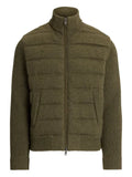 Ralph Lauren Purple Label quilted ribbed-knit jacket