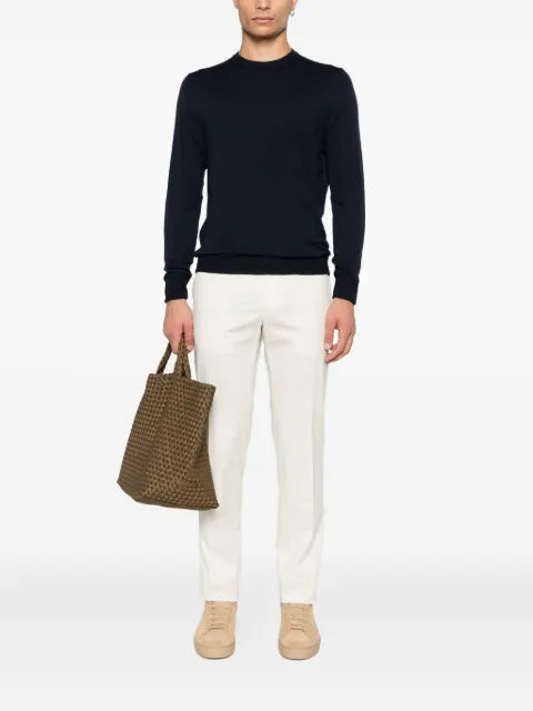 Canali crew-neck wool sweater
