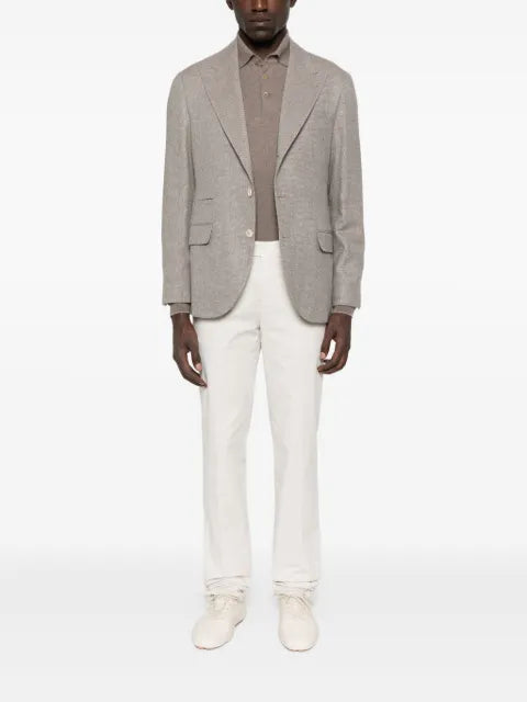 Brunello Cucinelli three-button wool blazer