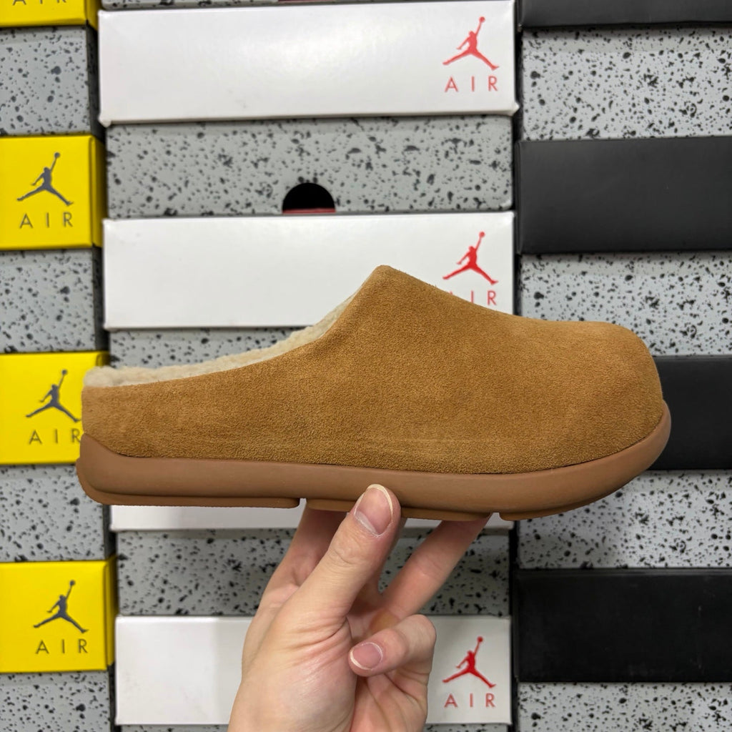 UGG Funkette Mule – Women’s Sheepskin-Lined Suede Slip-On in Chestnut