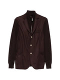 Eleventy ribbed-sleeves jacket