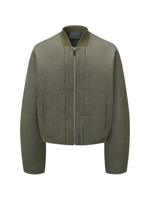 TEAM WANG design Reset panelled zip-up jacket