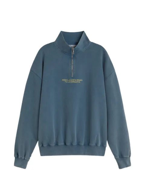 LES HÉRITIERS Roots quarter-zip sweatshirt