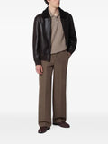 Salvatore Santoro shearling-collar leather bomber jacket