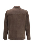 Salvatore Santoro button-up suede jacket