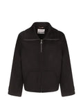 AMARANTO  zip-up button-cuff jacket