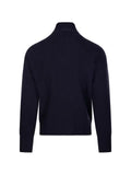 Diana Studio Trucker ribbed-knit half-zip sweater