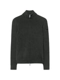 RRD Velvet Rave ribbed-knit high-neck cardigan