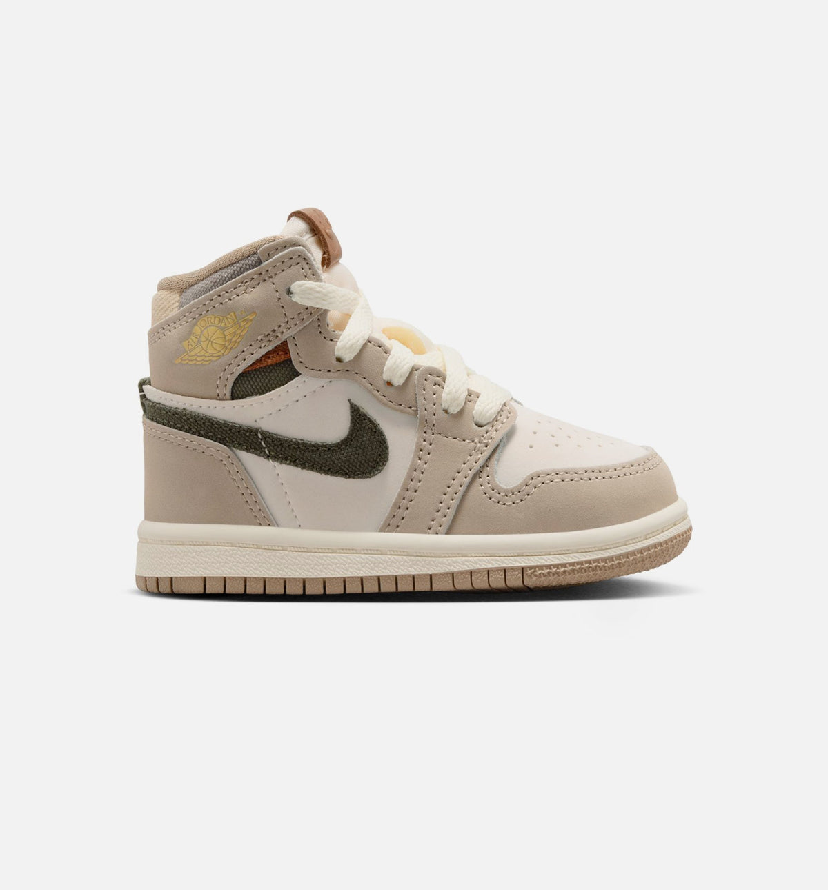 Air Jordan 1 Retro High OG “Khaki” Baby and Toddler High-Top Lifestyle Shoes