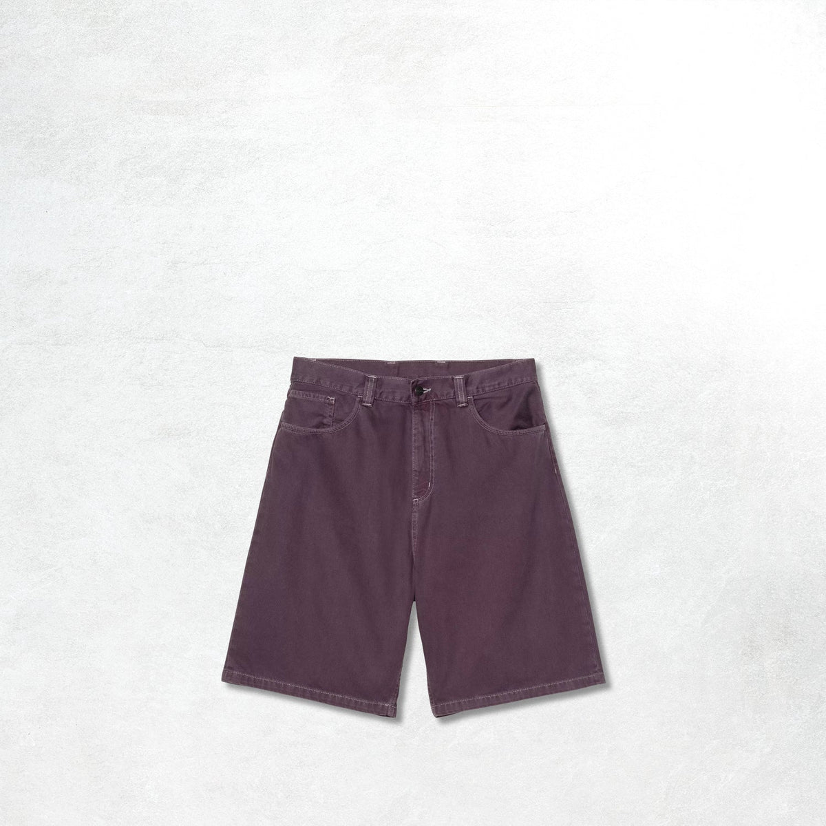 Carhartt WIP Brandon Short: Cozy Purple, Stone dyed