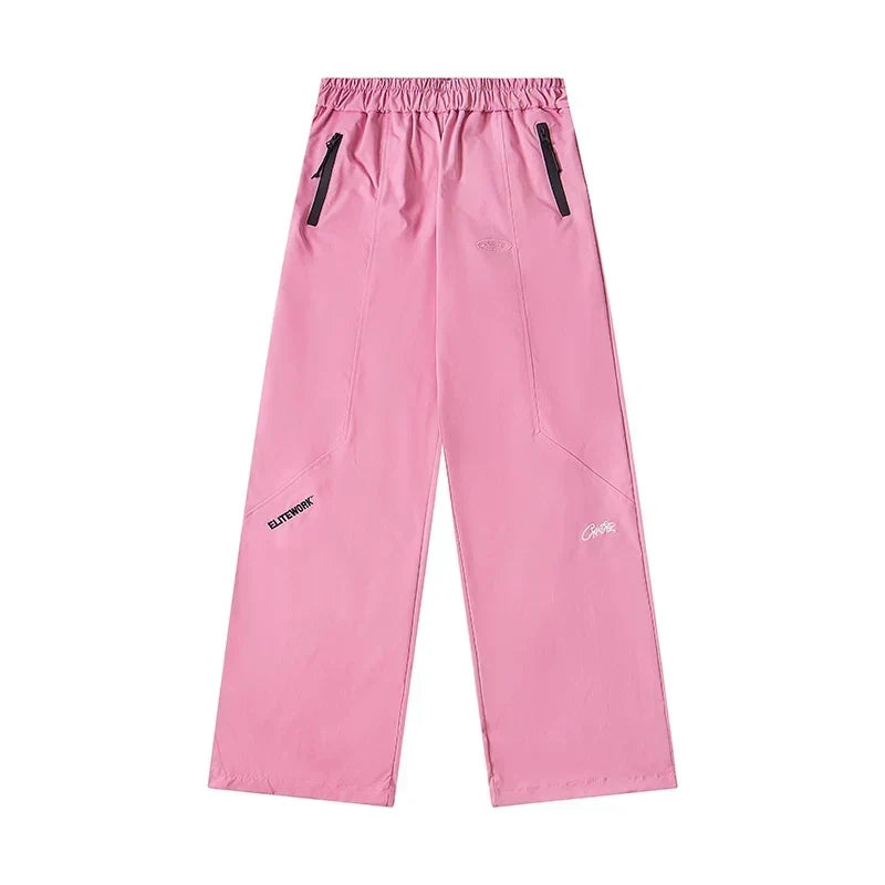 Corteiz Devil's Island Stormtrooper Waterproof Pants Pink
