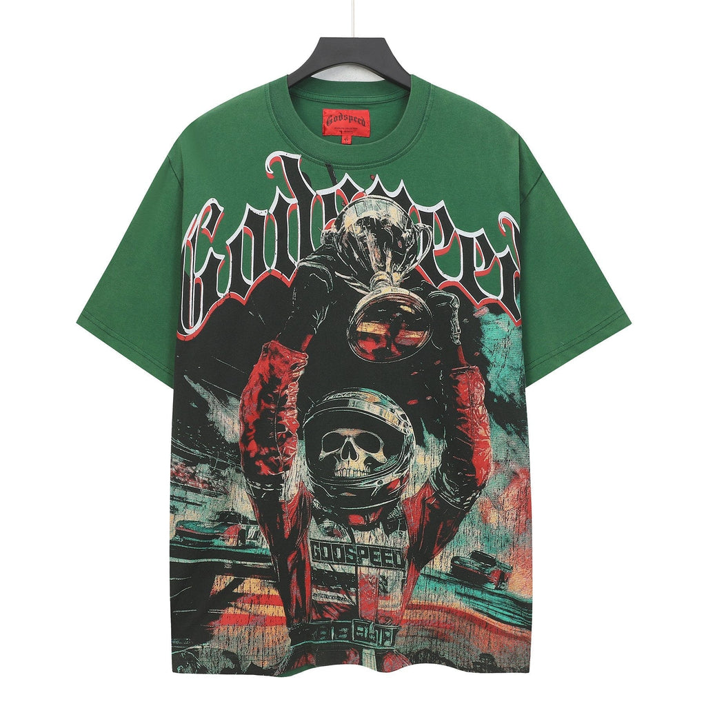 Godspeed Racing Skull Graphic T-Shirt