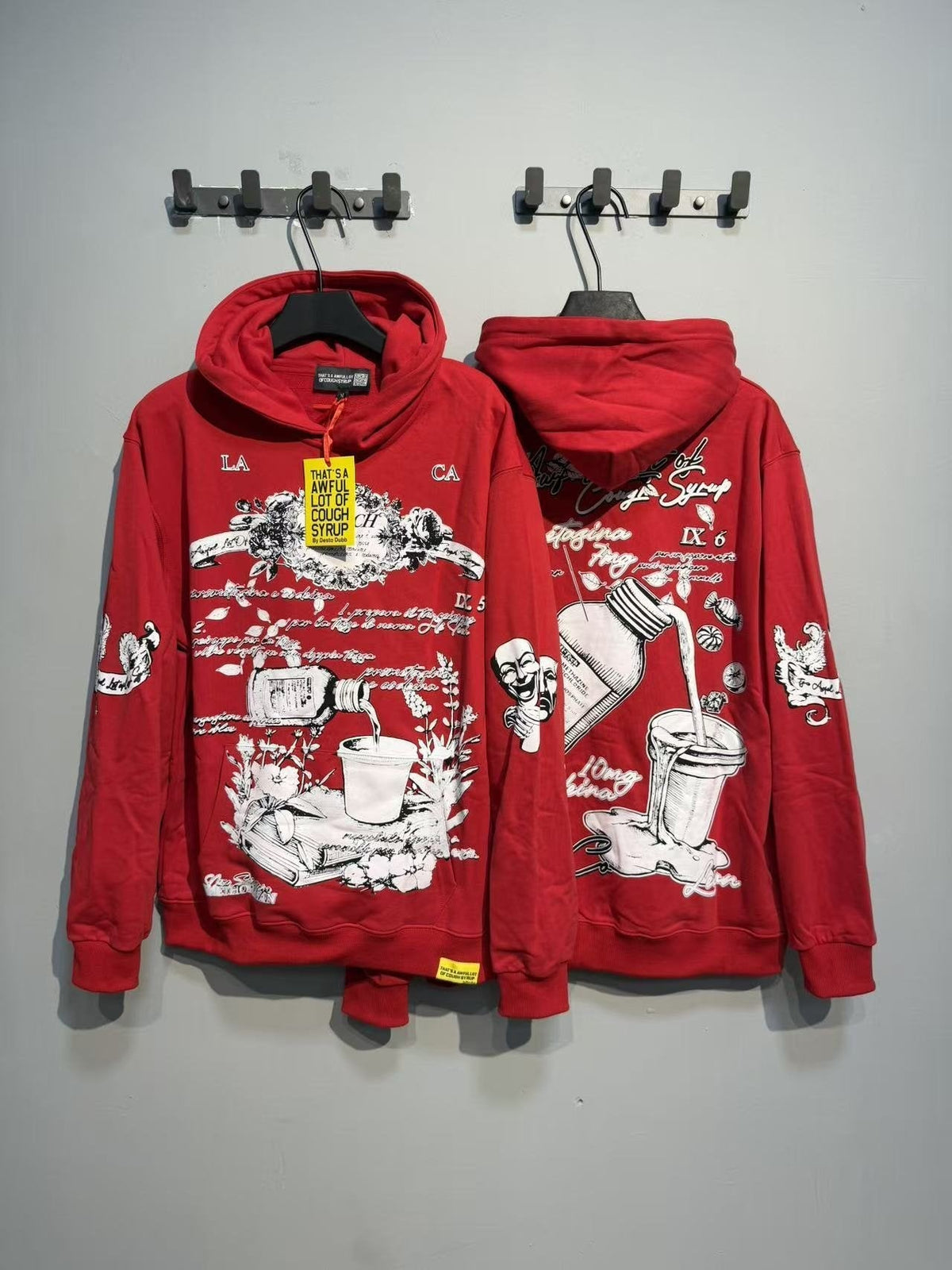 THAT'S A AWFUL LOT OF COUGH SYRUP Rising Star Graphic Hoodie