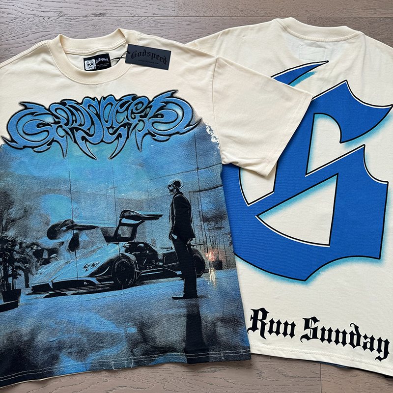 Godspeed Super Run Sunday Graphic Short-Sleeve T-Shirt