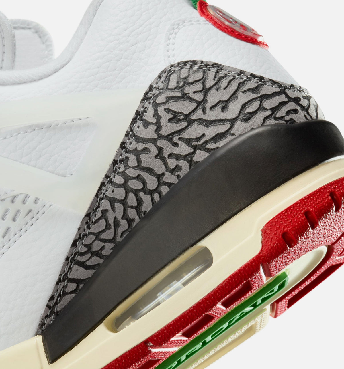 Spizike Low – Men's Lifestyle Shoe in White/Black/Sail/Varsity Red