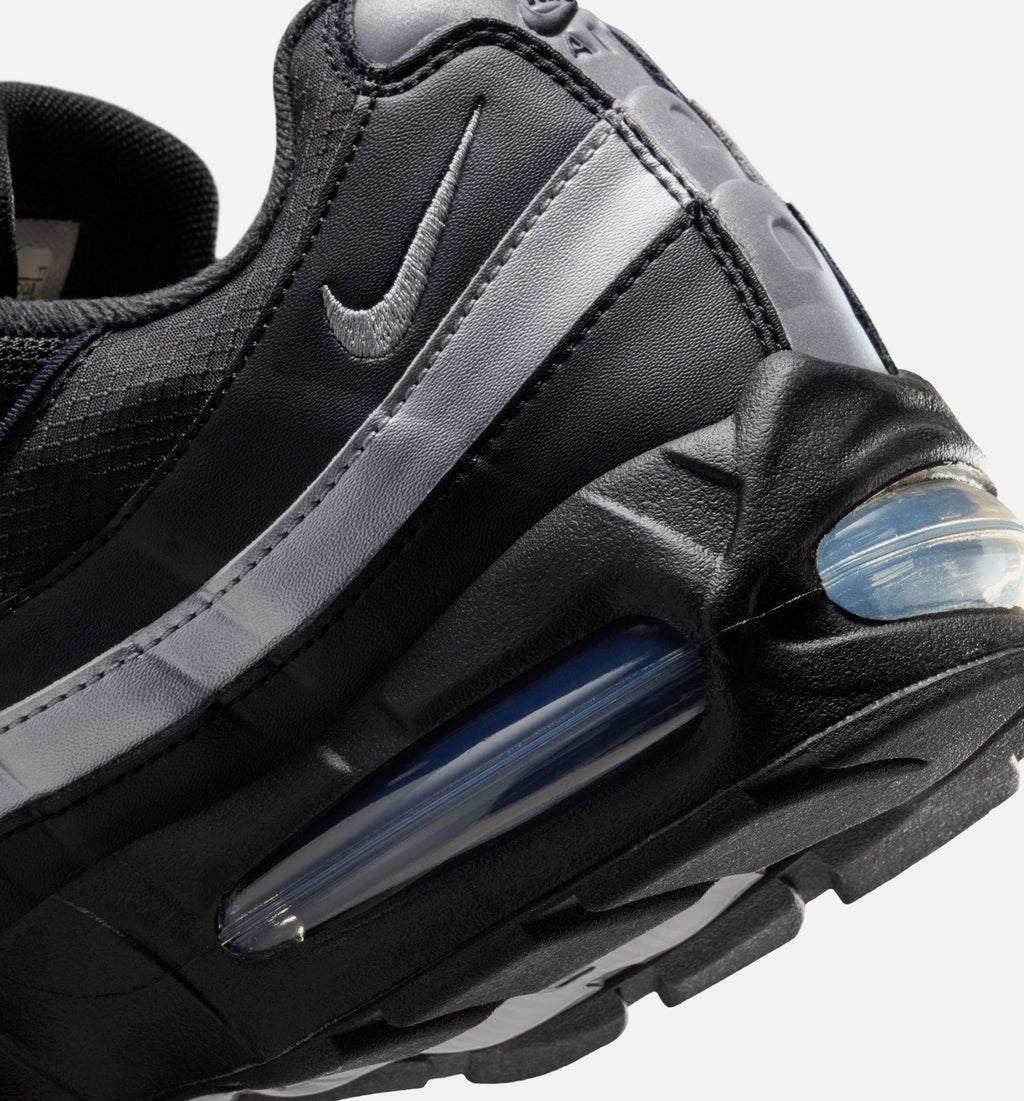 Air Max 95 Big Bubble OG Reflective Accents Men's Sneakers - Black / White / Metallic Silver