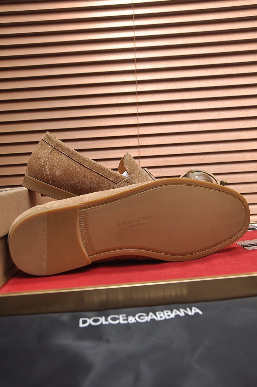 Dolce & Gabbana Metal-Embellished Loafers